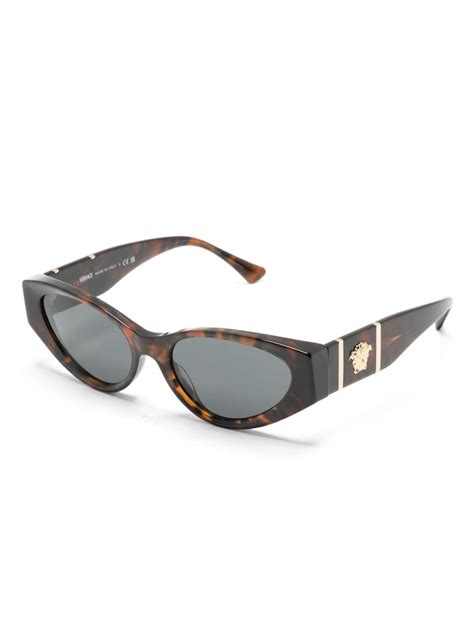 Versace Eyewear Sonnenbrille Mit Kettendetail 